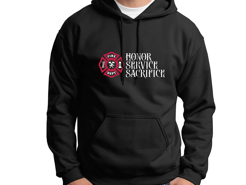 Fire Dept Honor Service Sacrifice hoodie