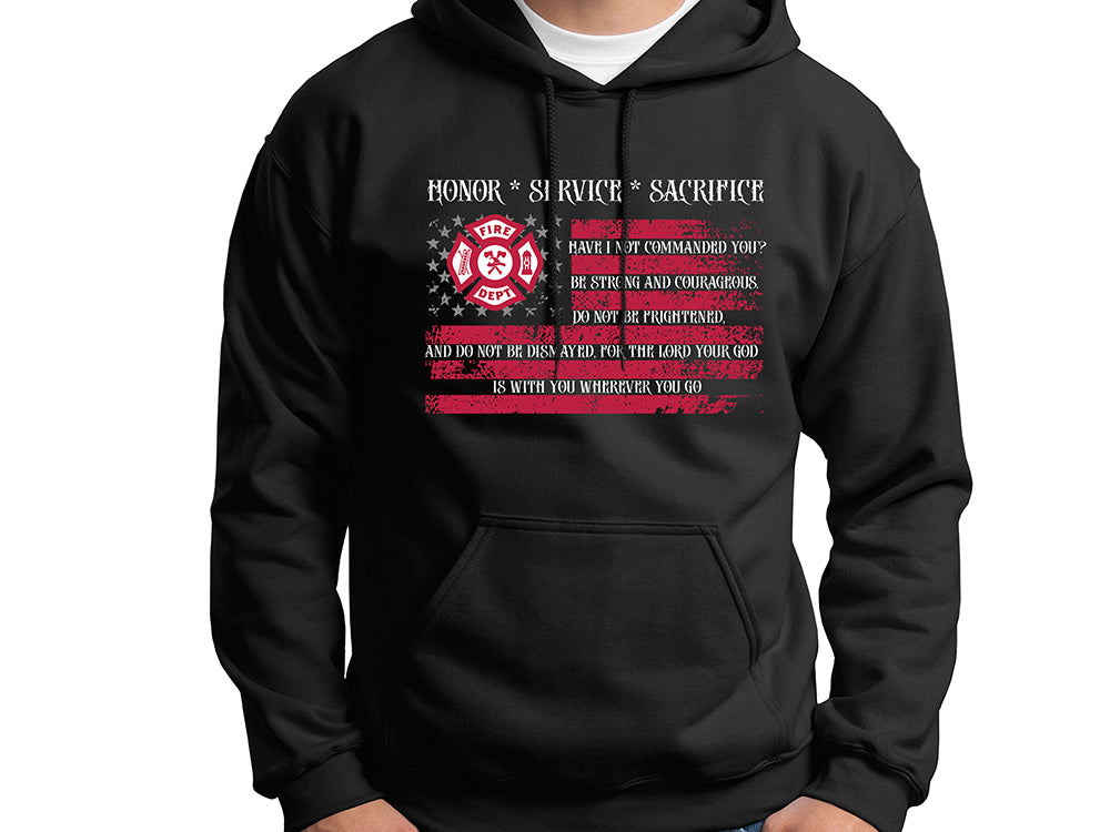 Fire Dept Joshua 1-9 hoodie