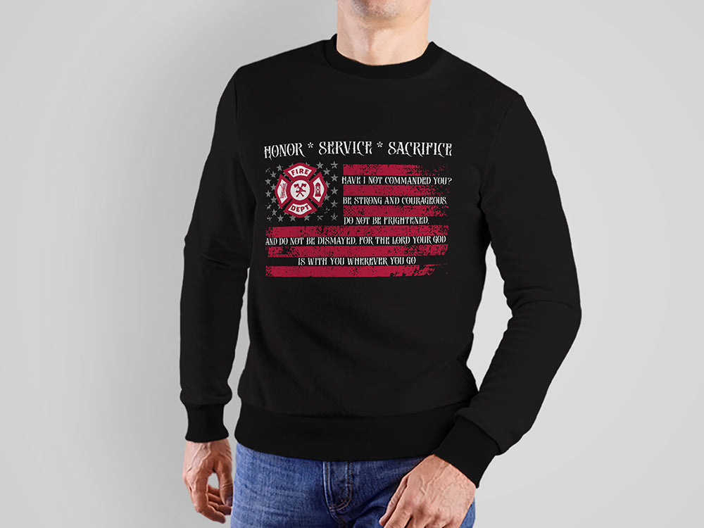 Fire Dept Joshua 1-9 sweatshirt