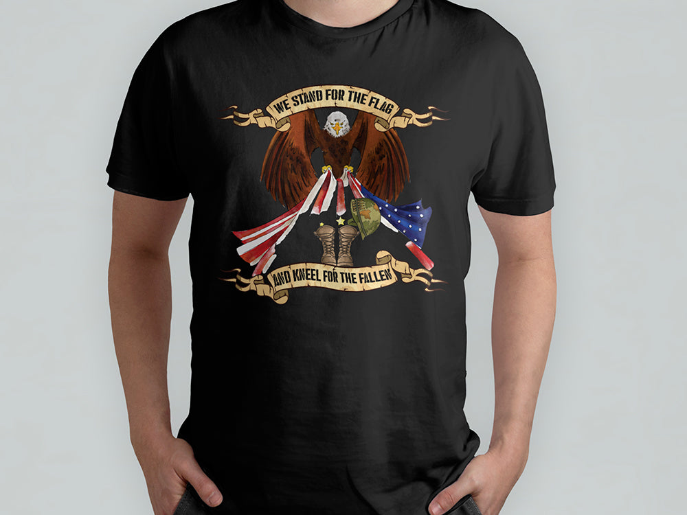 Kneel for the fallen T-shirt