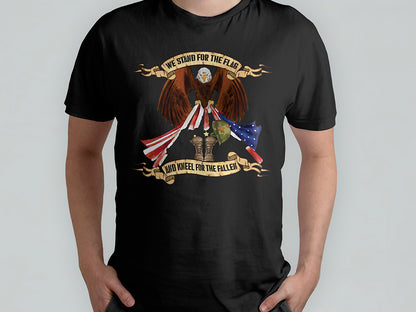 Kneel for the fallen T-shirt