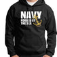 Navy Forged by The Sea hoodie