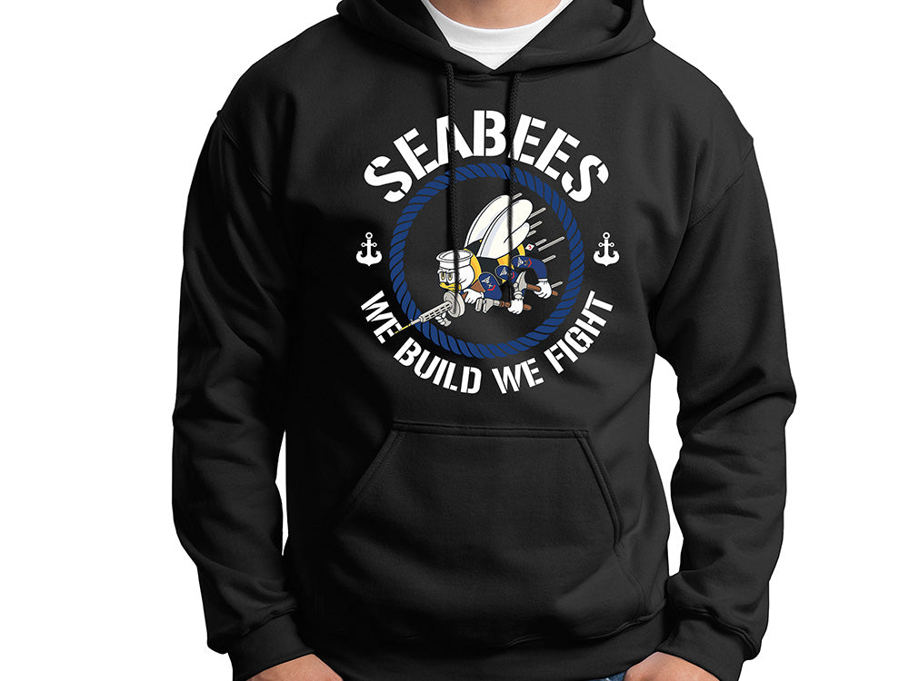 Seebees We Build We Fight hoodie