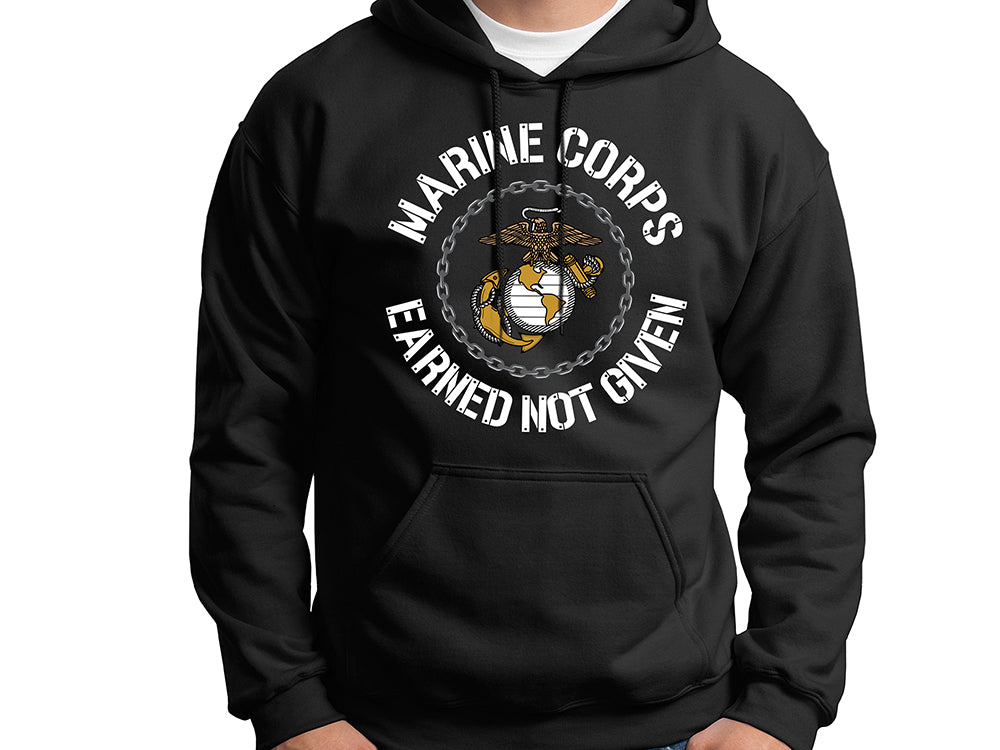 Marine Corps Earned Not Given hoodie