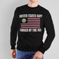 United States Navy Forged By The Sea sweatshirt